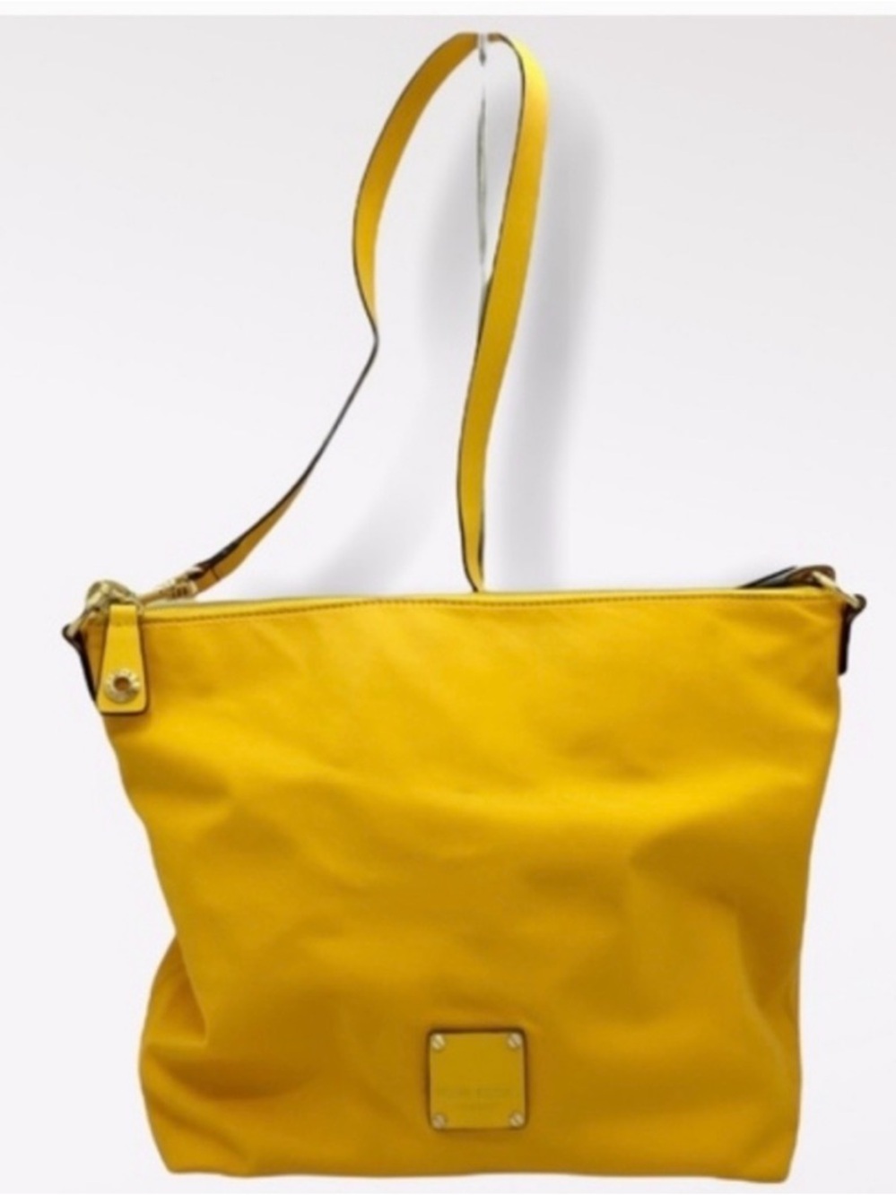 Henri Bendel Bag “The Big Bird” Large Golden Yellow Nylon Crossbody Rare
NWOT